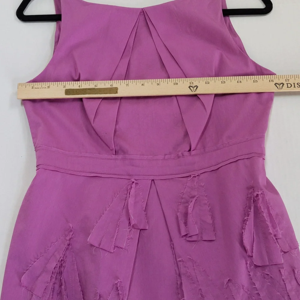 Robert Rodriguez lilac cocktail dress. Sz, 4 - Picture 4 of 9
